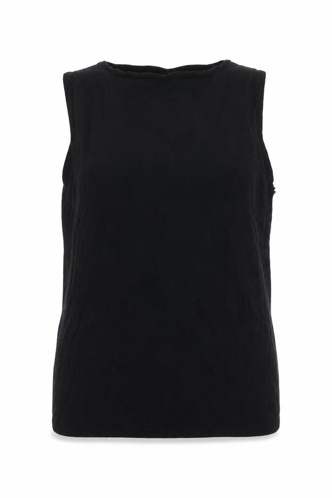 Womens UK Size 10 F&F Black Basic Tank