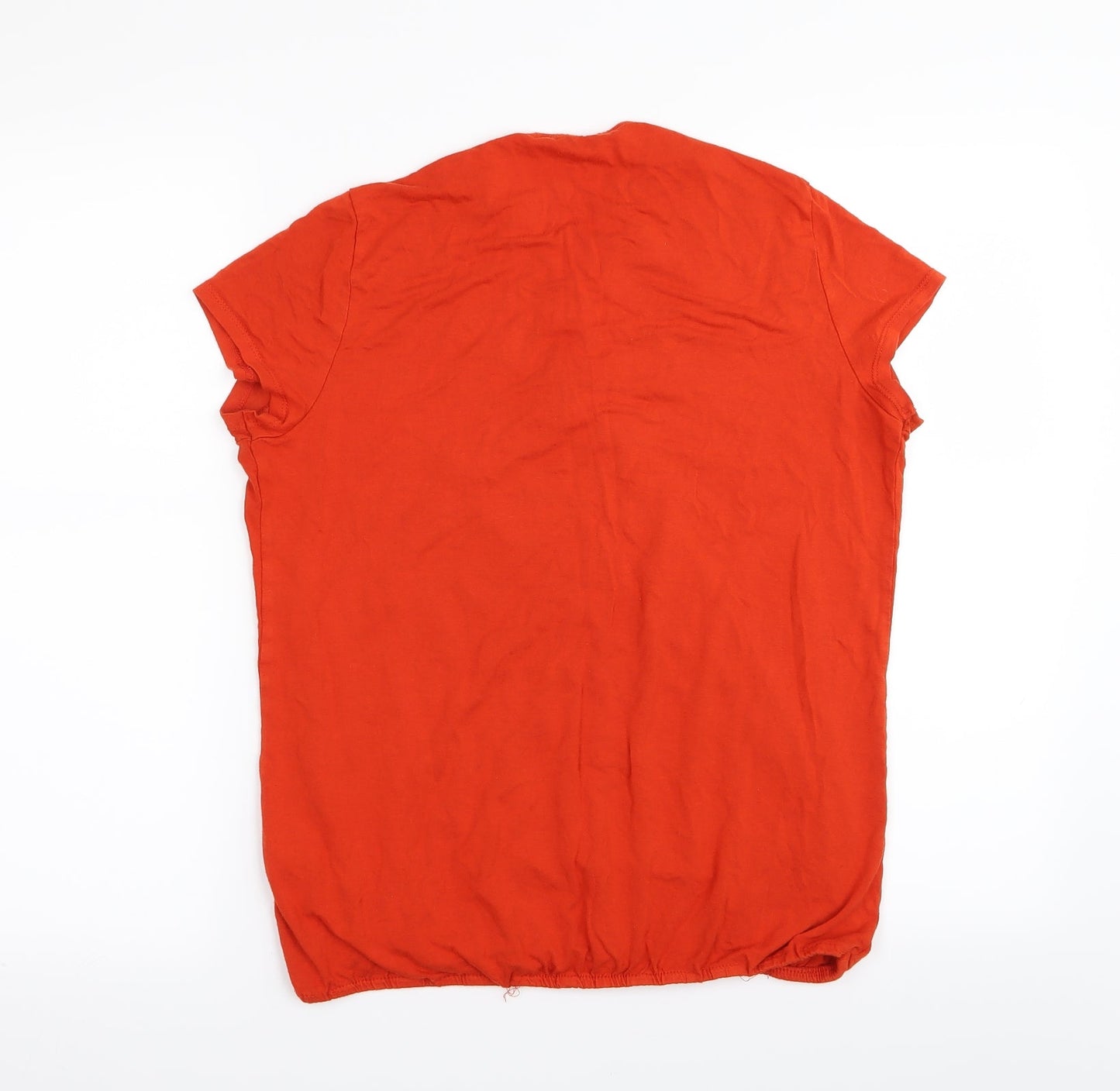 Asda George Womens Orange   Basic T-Shirt Size 12