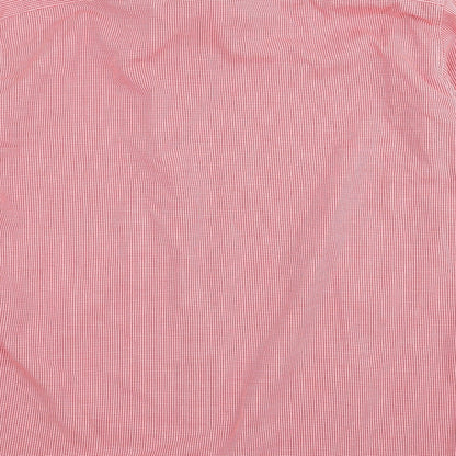 SE Mens Red Check   Button-Up Size L