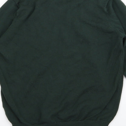 TU school Boys Green   Pullover Jumper Size 10 Years  - School jumper