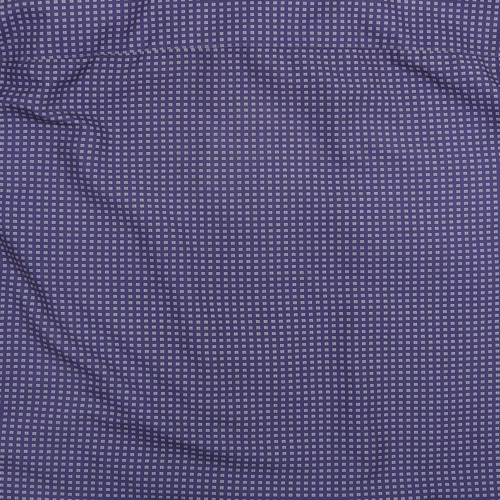 firestrap Mens Blue Geometric   Button-Up Size M