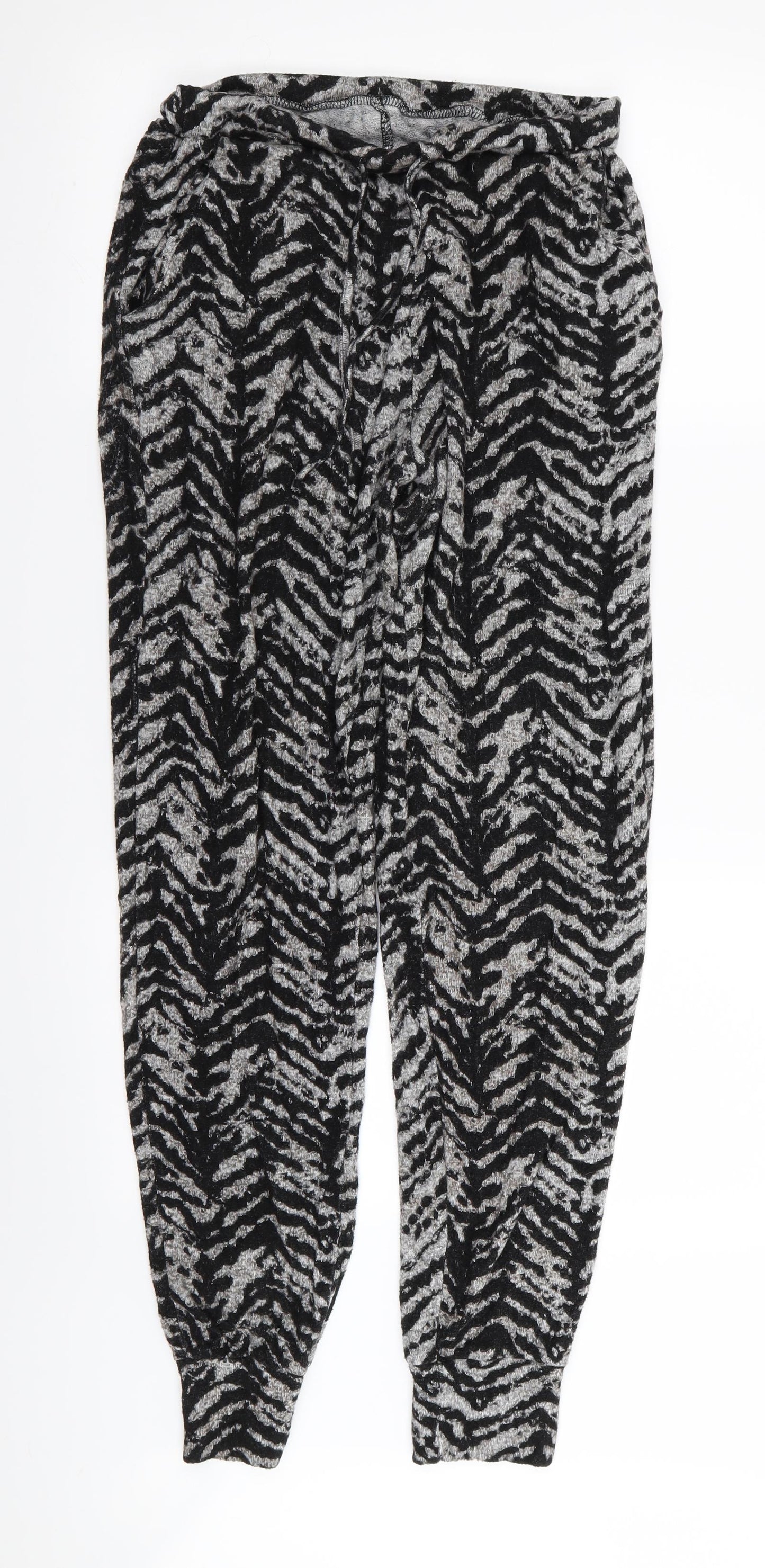 Womens UK Size 6 Peacocks Regular Fit  Black Trousers