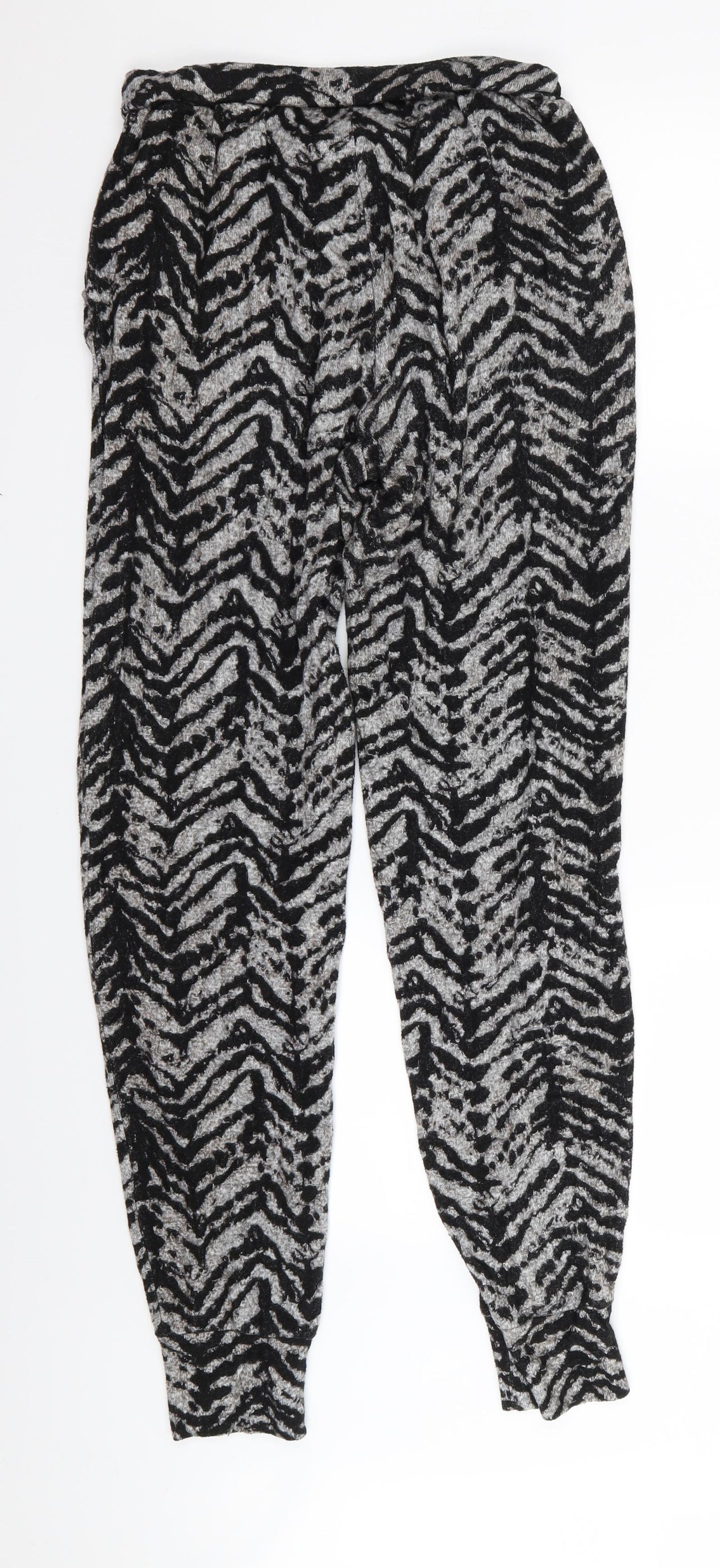 Womens UK Size 6 Peacocks Regular Fit  Black Trousers