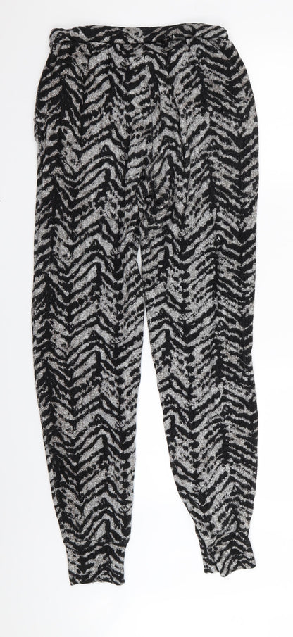 Womens UK Size 6 Peacocks Regular Fit  Black Trousers