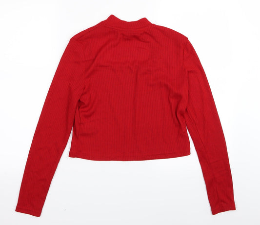 Divided by H&M Womens Red   Basic T-Shirt Size 12