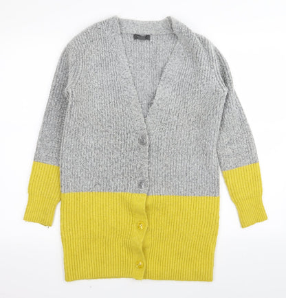 Primark Womens Grey   Cardigan Jumper Size 4