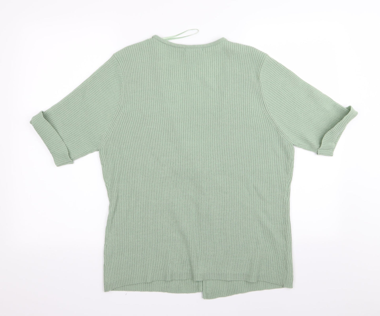 BM Womens Green   Cardigan Jumper Size L