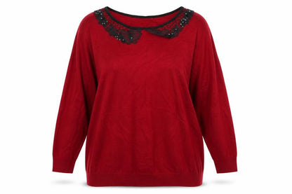 David Emanuel Womens Red   Basic T-Shirt Size XL