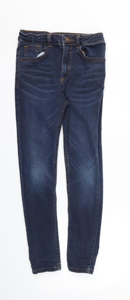 River Island Girls Blue   Skinny Jeans Size 9 Years
