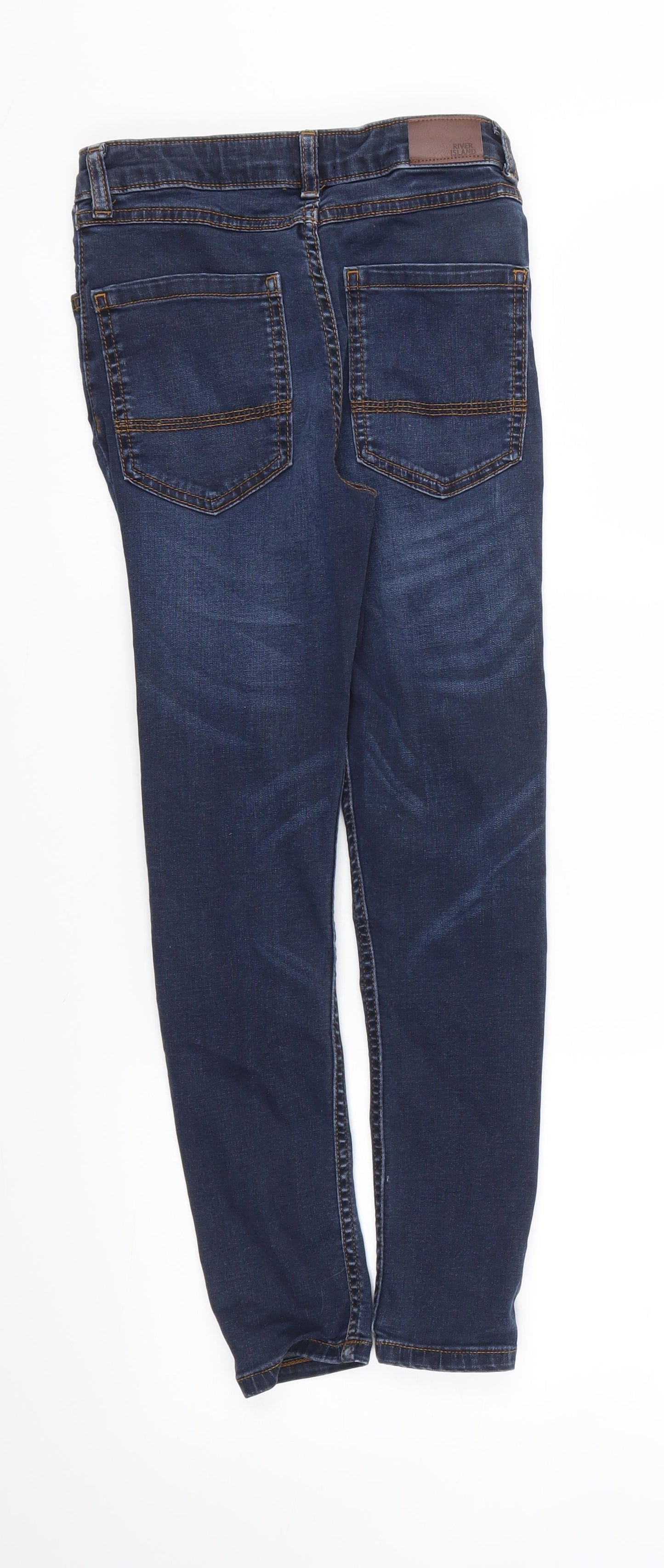 River Island Girls Blue   Skinny Jeans Size 9 Years