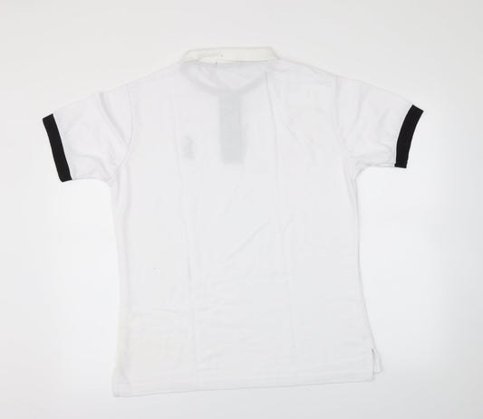 lyon becker Mens White    Polo Size L