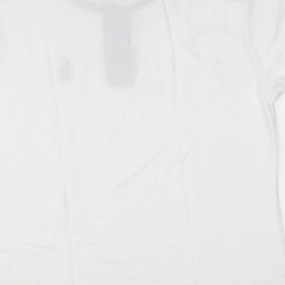 lyon becker Mens White    Polo Size L