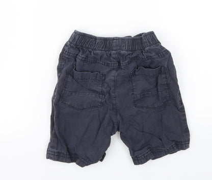 George Boys Blue   Chino Shorts Size 4-5 Years
