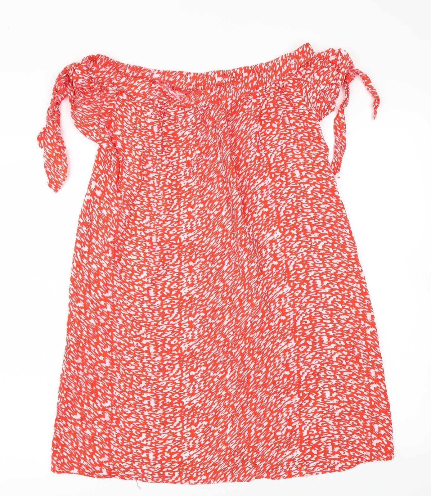 Papaya Womens Red Polka Dot  Fit & Flare  Size 10