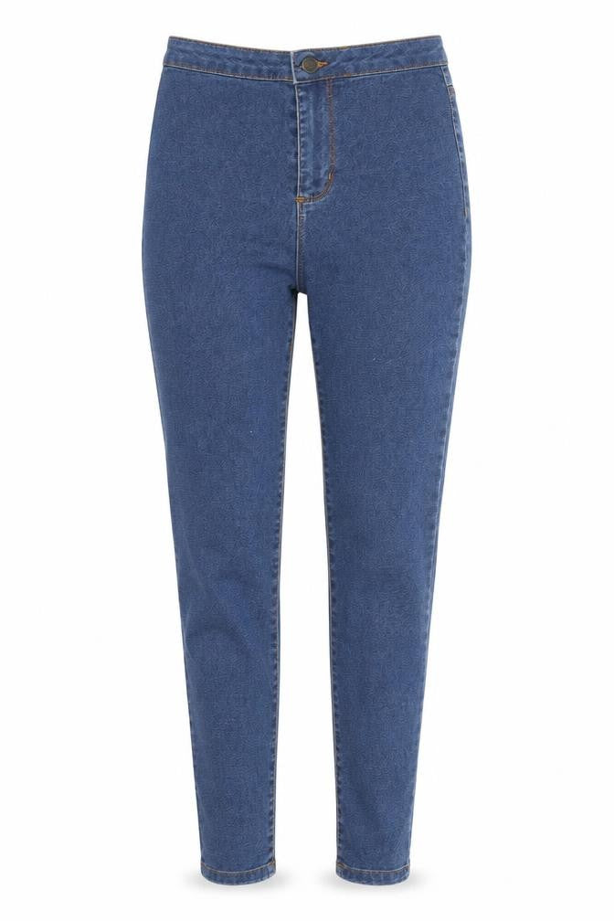 Womens UK Size 8 Denim & Co. Regular Fit Skinny Blue Jeans