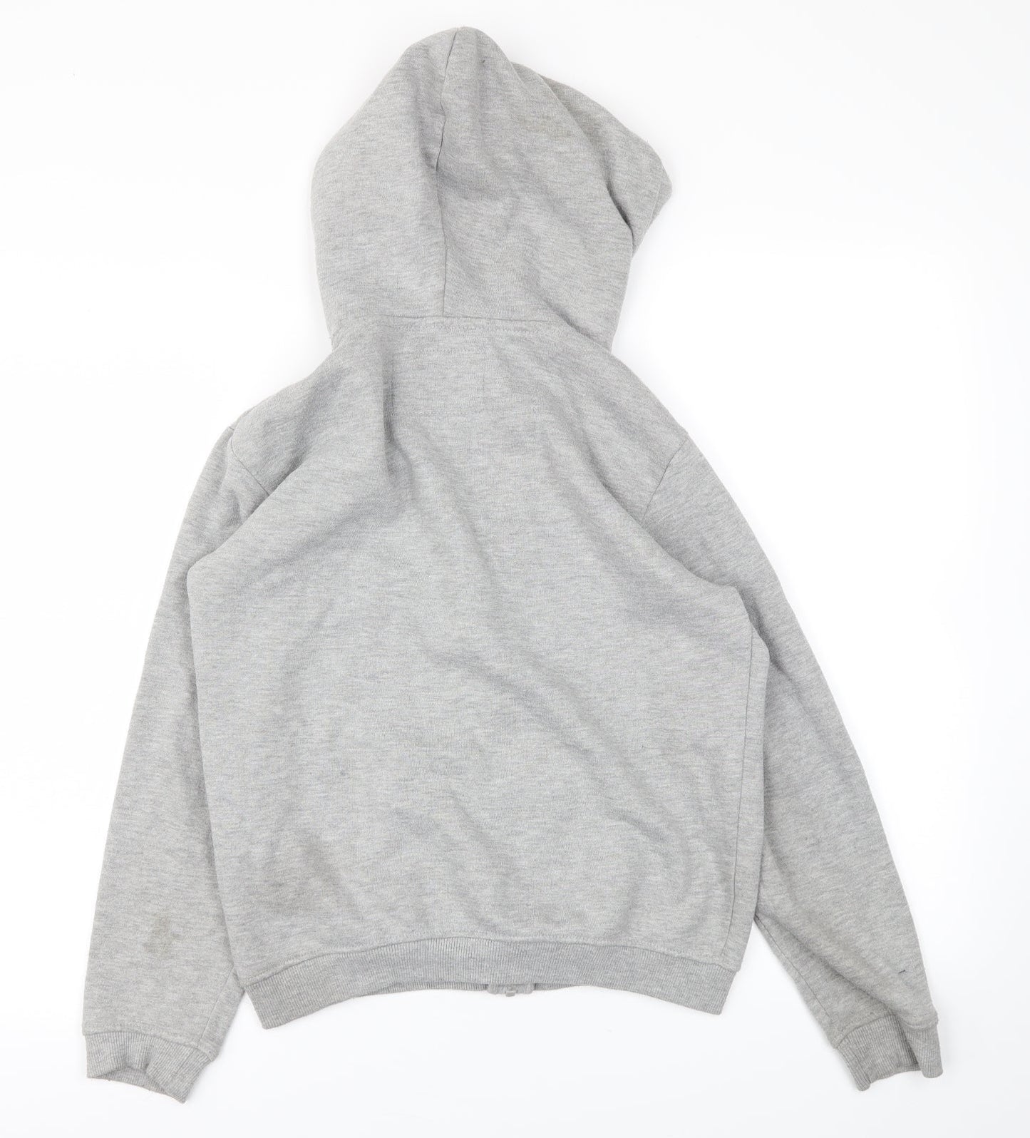 YD Girls Grey   Full Zip Hoodie Size 12-13 Years