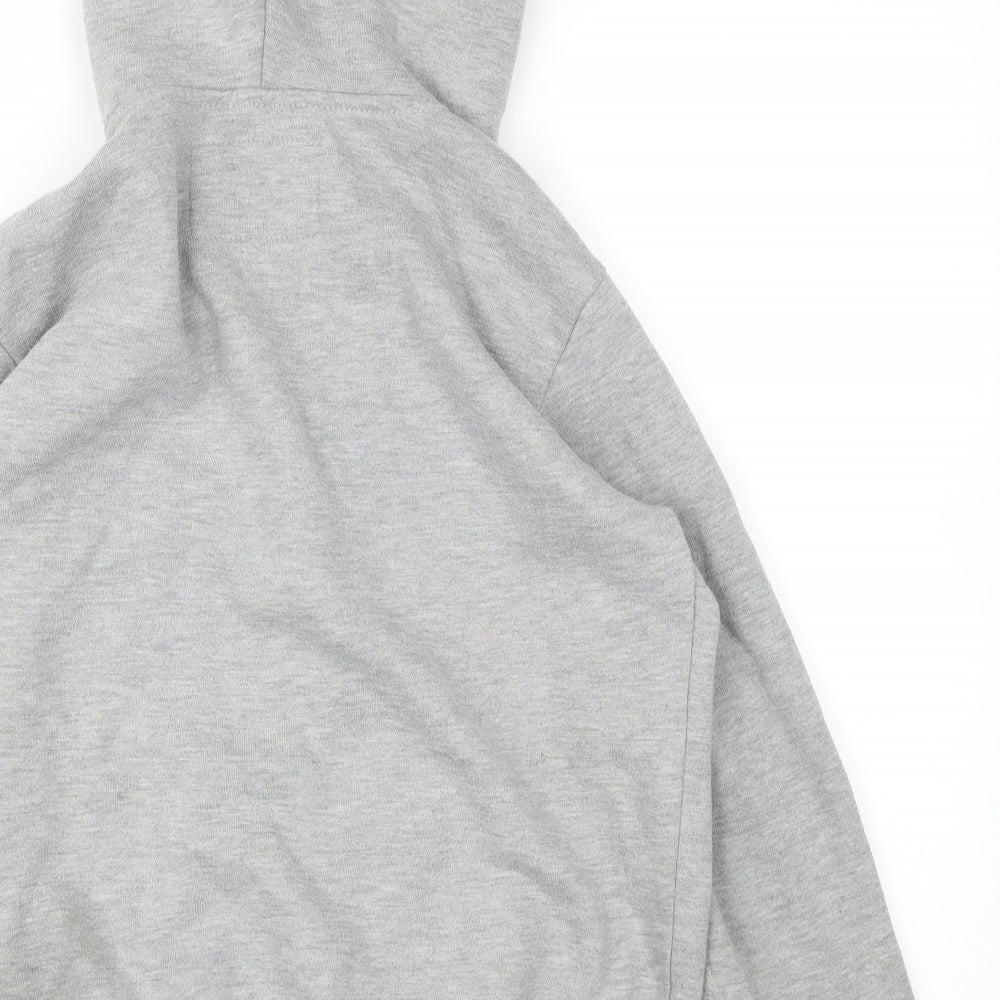 YD Girls Grey   Full Zip Hoodie Size 12-13 Years