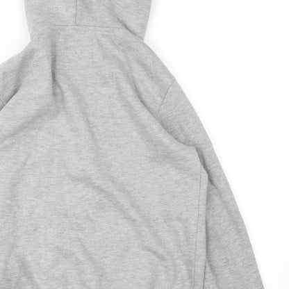 YD Girls Grey   Full Zip Hoodie Size 12-13 Years