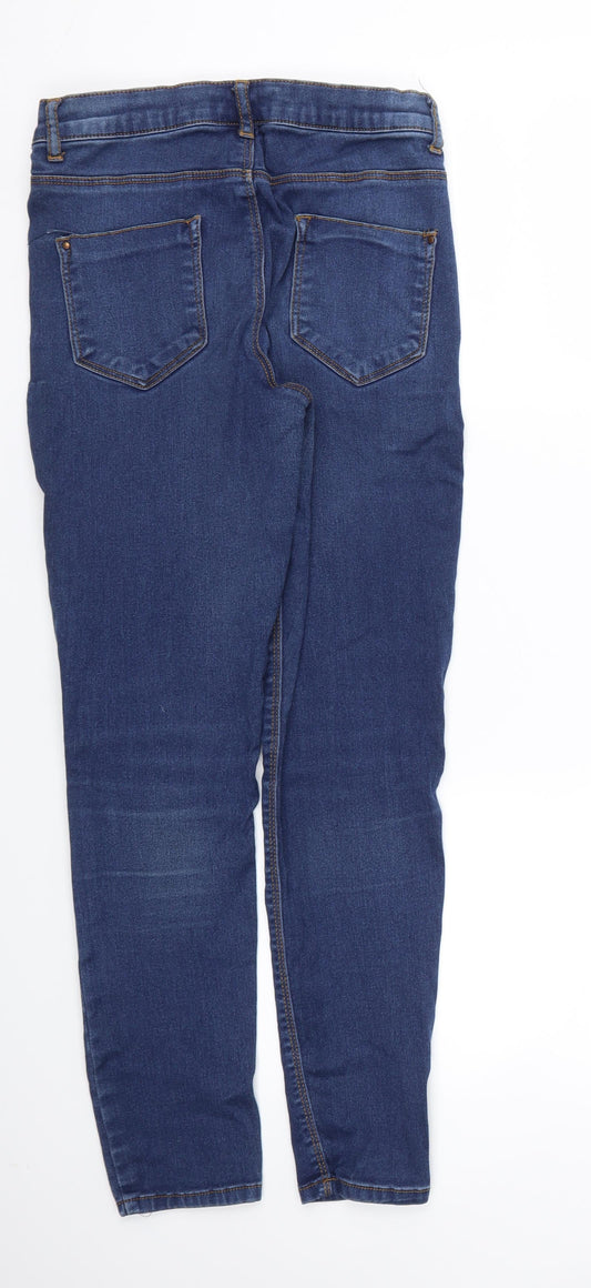 Dorothy Perkins Womens Blue   Skinny Jeans Size 10 L27 in