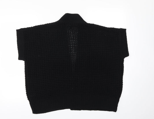Tu Womens Black   Cardigan Jumper Size 14