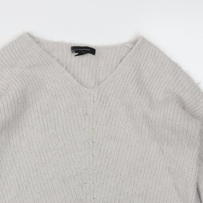 Primark Womens Grey   Pullover Jumper Size M