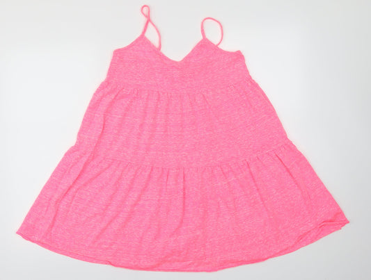 Topshop Womens Pink   Fit & Flare  Size 10