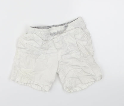 Matalan Boys White   Cargo Shorts Size 2-3 Years