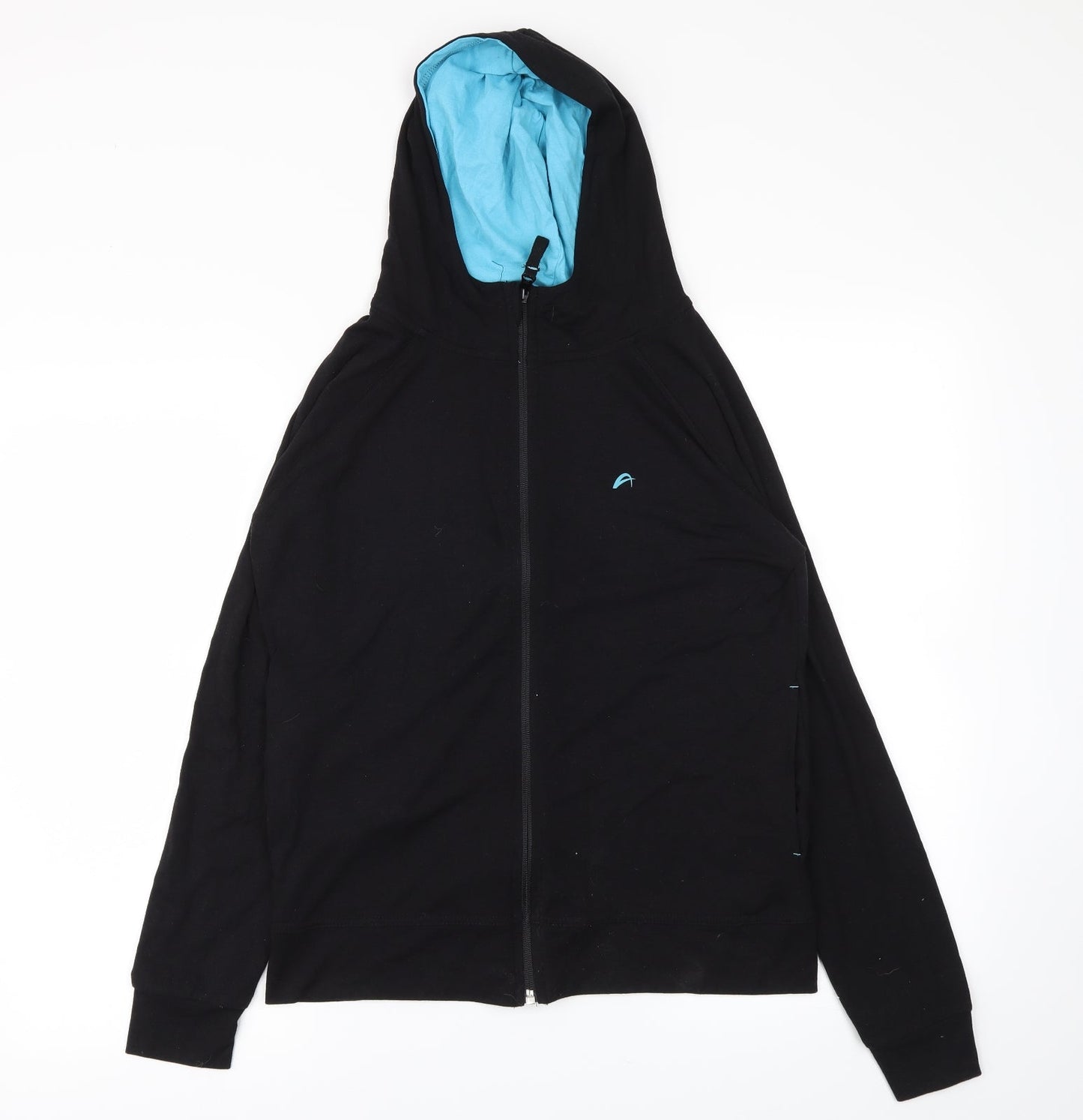 F&F Womens Black   Full Zip Jumper Size 10