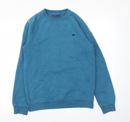 Mens UK Size S Easy Blue Pullover Sweatshirt