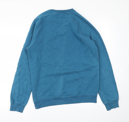 Mens UK Size S Easy Blue Pullover Sweatshirt