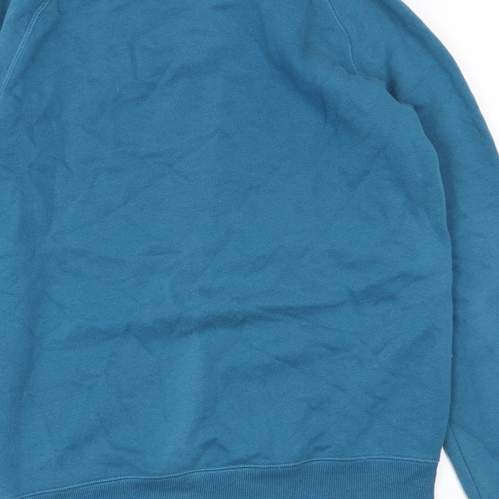Mens UK Size S Easy Blue Pullover Sweatshirt