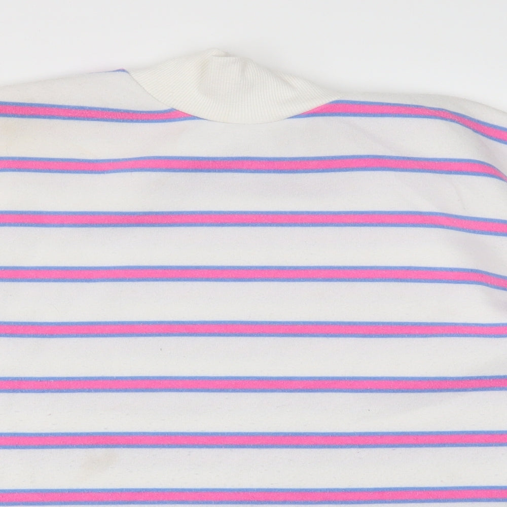 Primark Womens Pink Striped  Pullover Jumper Size XS