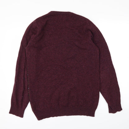 Mens UK Size S M&S Red Pullover Sweatshirt