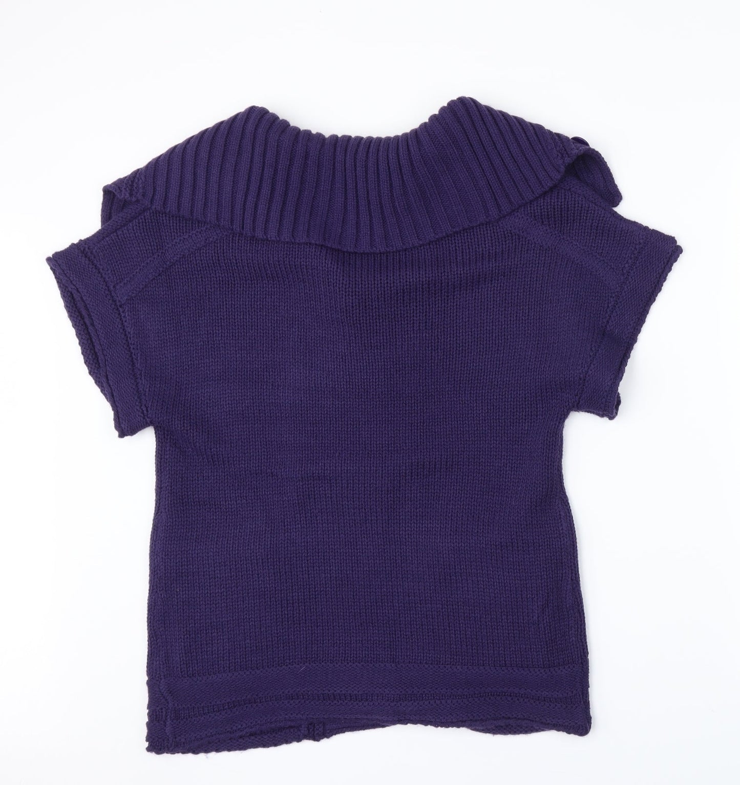 Chloe White Womens Purple   Full Zip Jumper Size 14