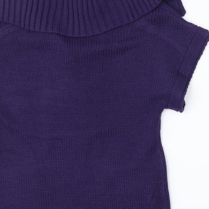 Chloe White Womens Purple   Full Zip Jumper Size 14