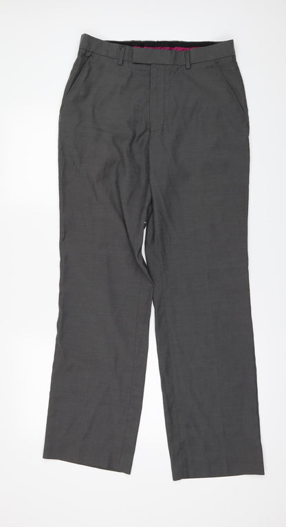F&F Mens Grey   Trousers  Size 30 in L31 in