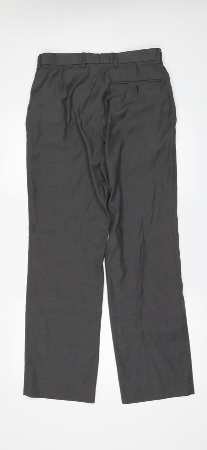 F&F Mens Grey   Trousers  Size 30 in L31 in