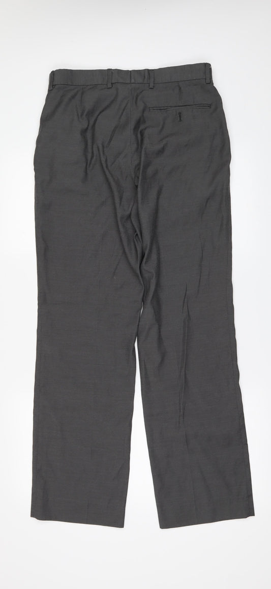 F&F Mens Grey   Trousers  Size 30 in L31 in