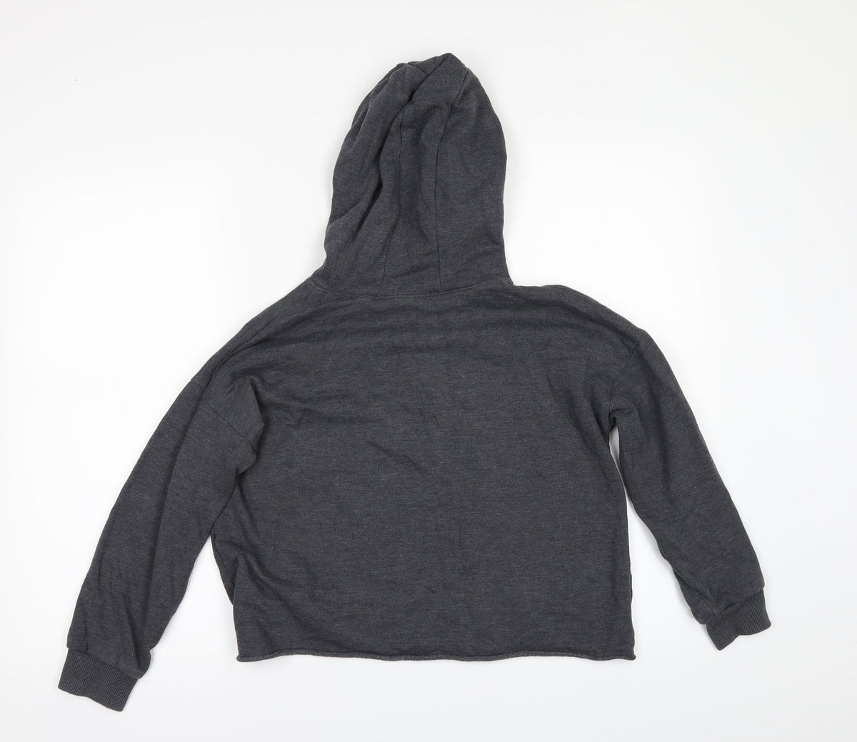 Next Girls Grey   Pullover Hoodie Size 8 Years  - SAVE THE FUTURE