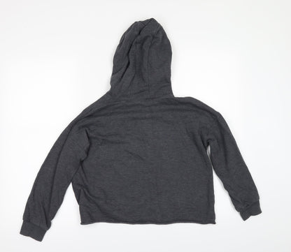 Next Girls Grey   Pullover Hoodie Size 8 Years  - SAVE THE FUTURE