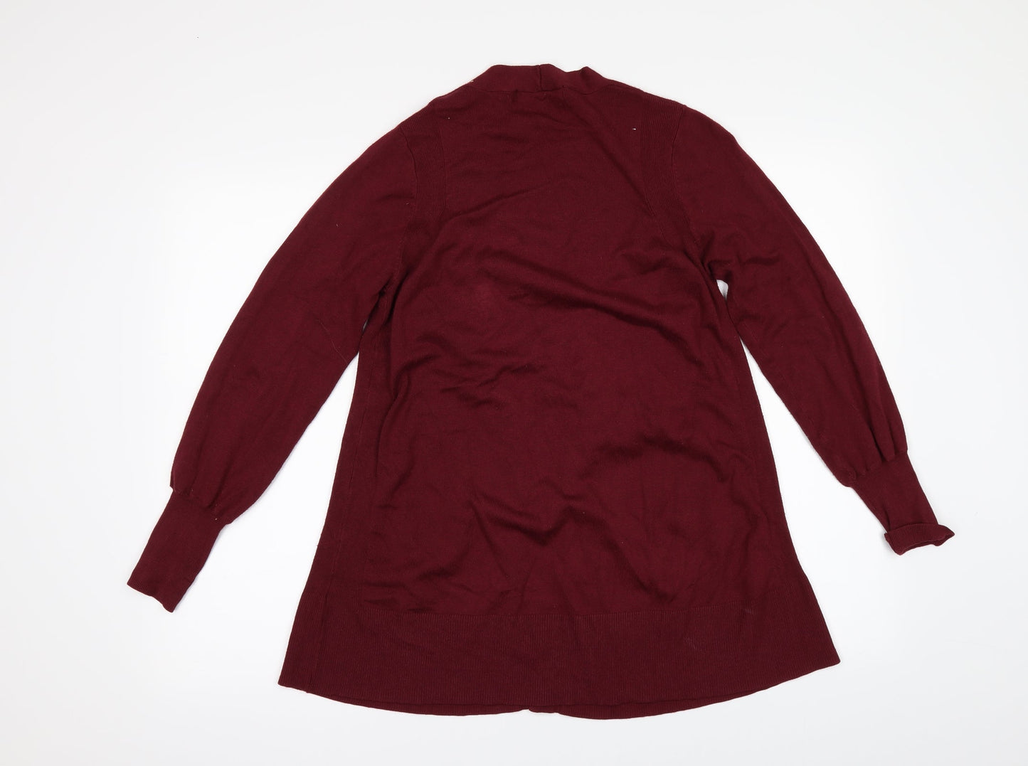 Marks and Spencer Womens Red   Cardigan Jumper Size S