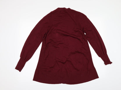 Marks and Spencer Womens Red   Cardigan Jumper Size S