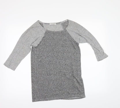 Peacocks Womens Silver   Pullover Jumper Size 16