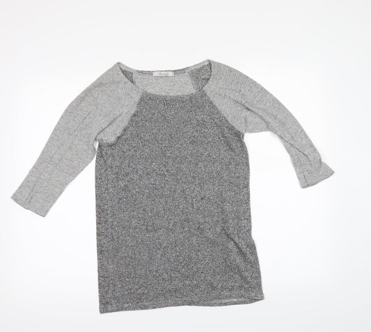 Peacocks Womens Silver   Pullover Jumper Size 16
