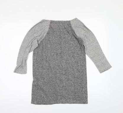 Peacocks Womens Silver   Pullover Jumper Size 16