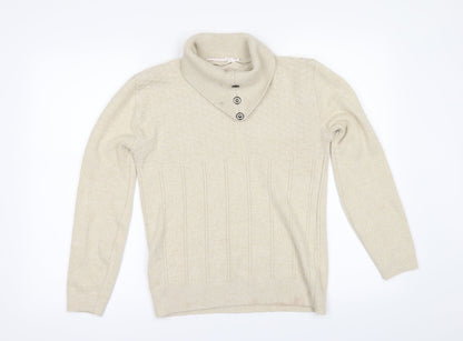 Pure Fashion Womens Beige   Pullover Jumper Size M