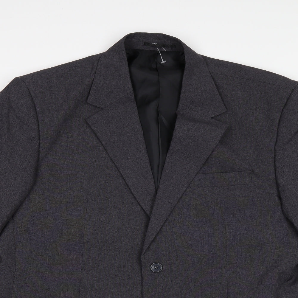 F&F Mens Grey   Jacket Suit Jacket Size 44