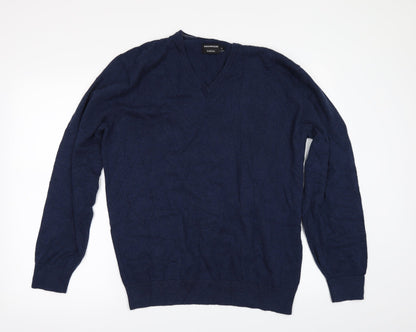 Greenwoods Mens Blue   Pullover Jumper Size L