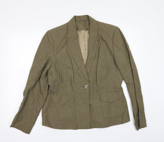 Principles Womens Green   Jacket  Size 14