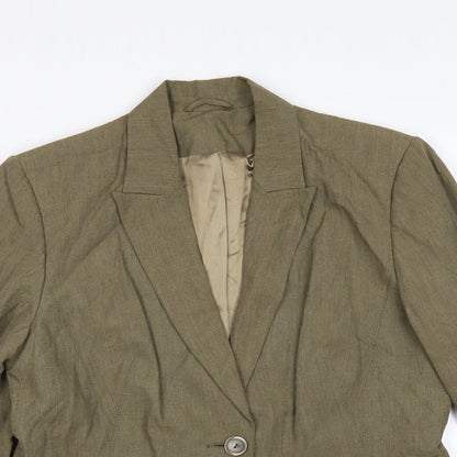 Principles Womens Green   Jacket  Size 14